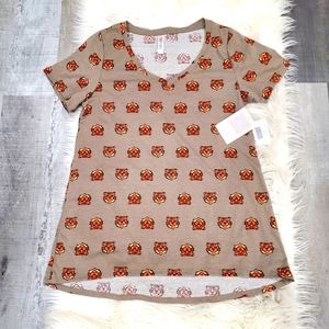 Lularoe Christy tiger print top